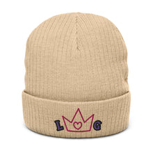 Load image into Gallery viewer, LoverGurl Ribbed Knit Crown Beanie
