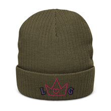 Load image into Gallery viewer, LoverGurl Ribbed Knit Crown Beanie