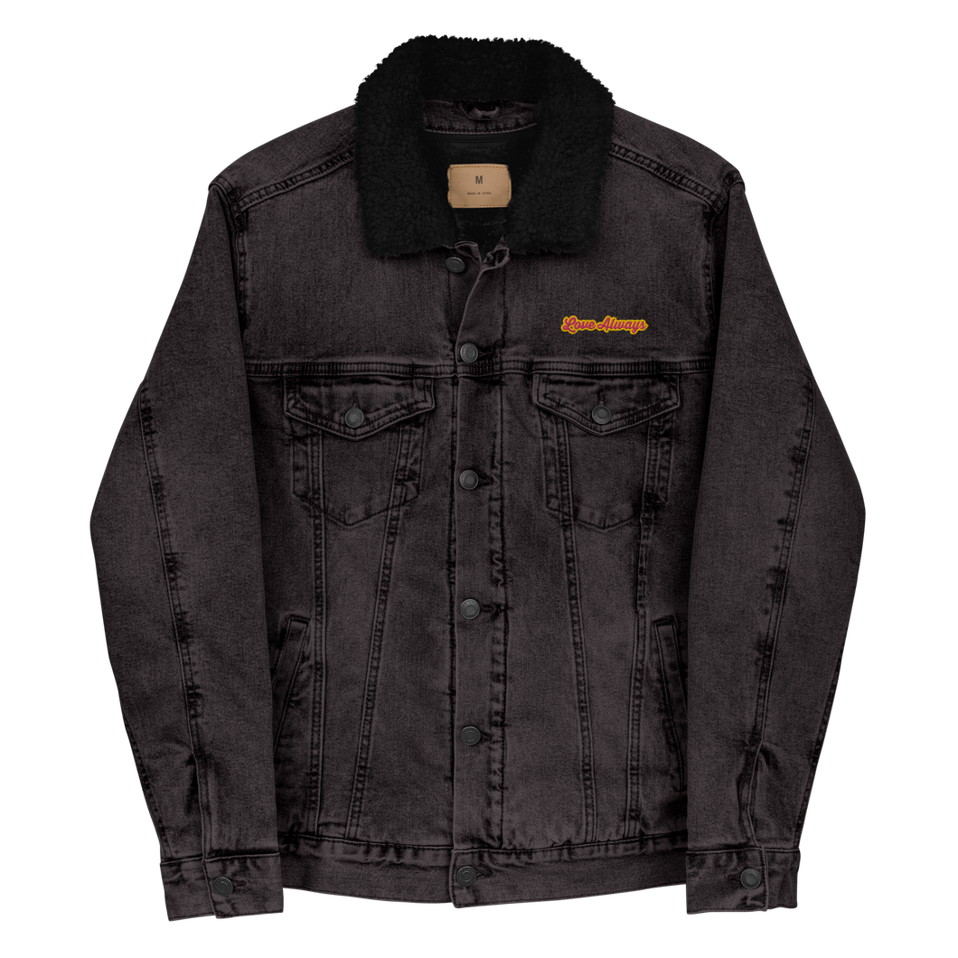 LoverBoii Unisex Denim Sherpa Jacket
